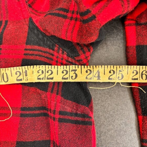 Weatherproof Vintage Cotton Flannel Plaid Button Up Women's XL Shirt - Picture 10 of 11